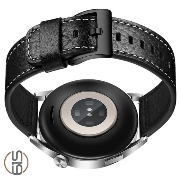 Ægte læderrem til Samsung Galaxy Watch 4 Sort 24 mm Black 24 mm