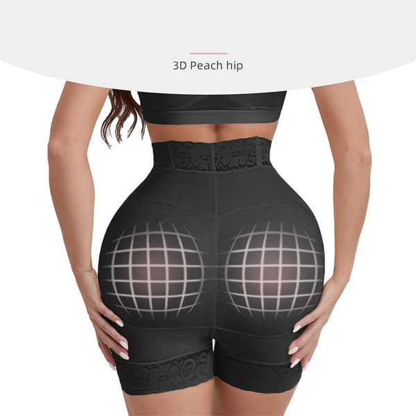 Blonderumpe-løftende shapewear-shorts S S