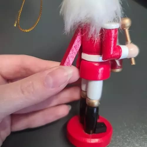 Juletræspynt Nøddeknækker - 5 stk._MGF