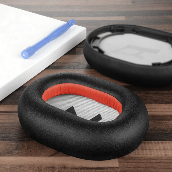 Ear Cushions Compatible with Backbeat Pro 2 SE 8200UC (1 Pair Black/Red) MultiColor Backbeat Pro 2 SE 8200UC MultiColor
