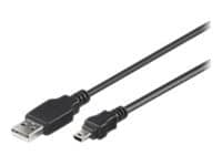 Goobay 50767 USB 2.0 høyhastighetskabel, svart, 1,8 m | Goobay | USB-A til mini-USB_MGF
