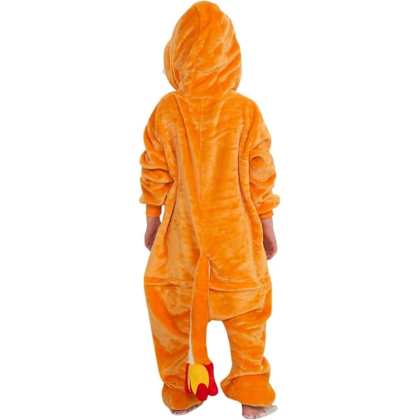 Barn unisex jumpsuit, 2023 kostymdjur onesie nattklänning pyjamas huvtröja cosplay kigurumi nattkläder jul halloween Charizard23 140