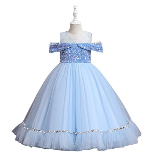 Kjole prinsessekjole balkjole rollespil - Perfekt Blue 140_MGF Blue 140