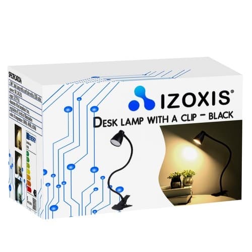 Skrivebordslampe med klemme - LED Bordlampe_MGF Black
