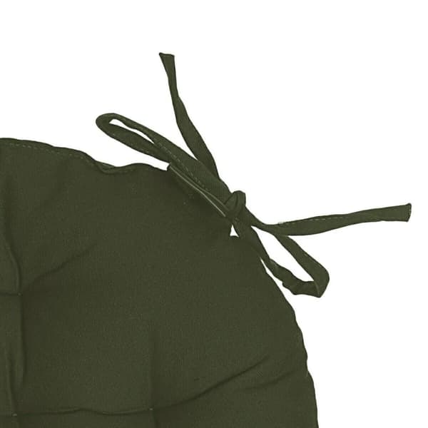 Anjali STOLSKUDDE rund 38 cm BOMULL khaki_MGF