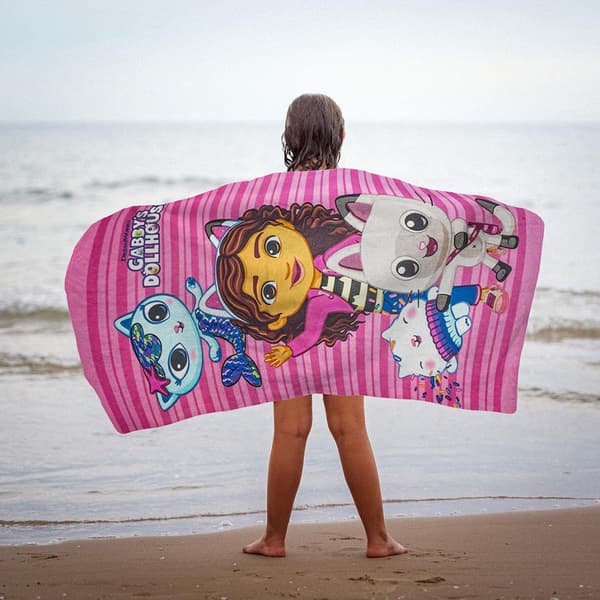 Gabby's Dockhus Rosa Handduk, Gymväska och Basebollkeps Set_MGF