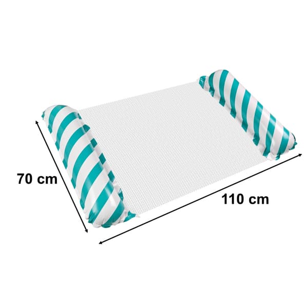 Poolmadras med net_MGF Blue