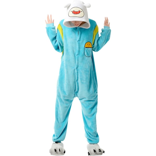 Naisten Onesie, Aikuisten Miesten Haalarit, Kigurumi Onesie, Yksisarvisen Pyjamat, Flanelli Pyjamat, Eläimen Onesie, Halloween-asu, Jouluvaatteet Finn M