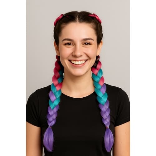 Jumbo Braid / Lisäkehiusletti - 60 cm_MGF Retro Ombre