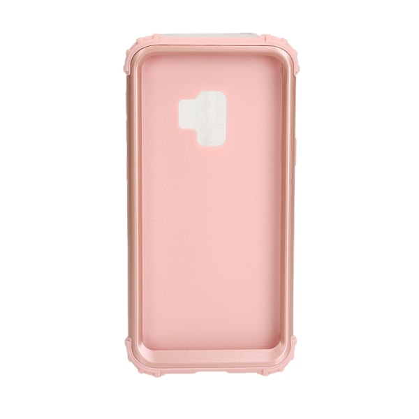 Phone Case Phone Protective Cover Silicone PC Shock Absorb Anti Fingerprint Stain Minimalist Phone Accessory Rose Gold For S9