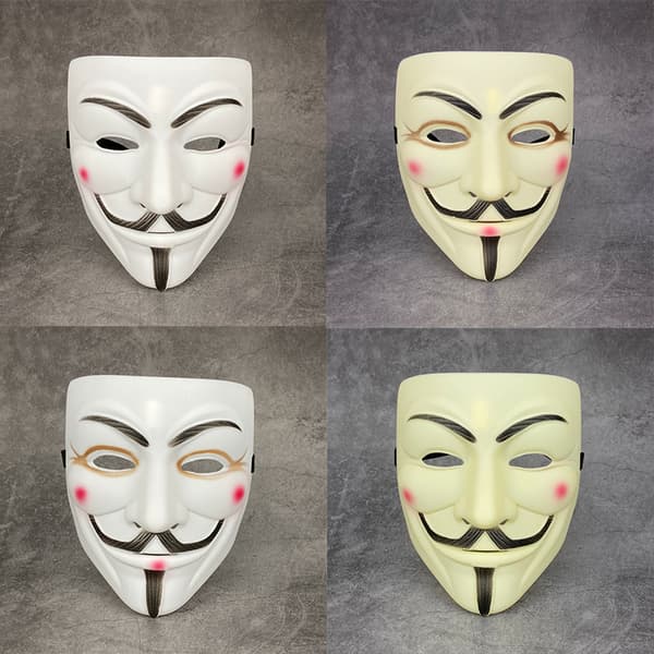 Vendetta Hacker Mask Anonym julefestgave til voksen K A7 one size