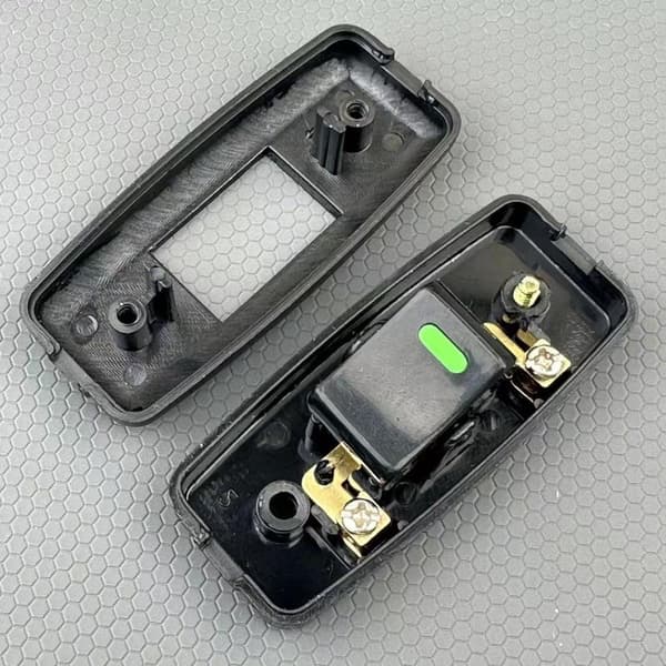 1/5 STK Hjem Lys Bådformet Afbryder Sort Inline Tænd/Sluk Bord L 5PCS