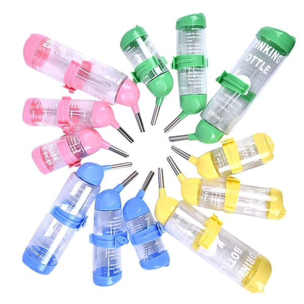 1 ST Hamster Drinker Plast Hängande vattenflaska Dispenser Fe C1