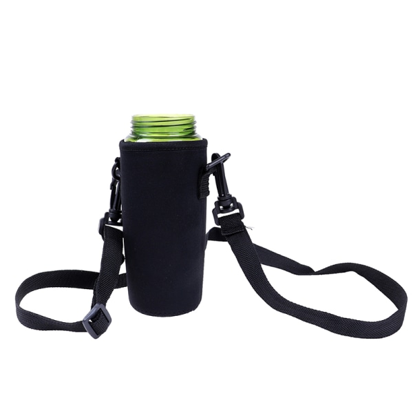 Cover -1500ml vesipullon kantoeristetty suojapussin pidike st Black 1500ml