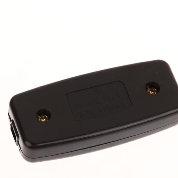 1/5 STK Hjem Lys Bådformet Afbryder Sort Inline Tænd/Sluk Bord L 1PCS