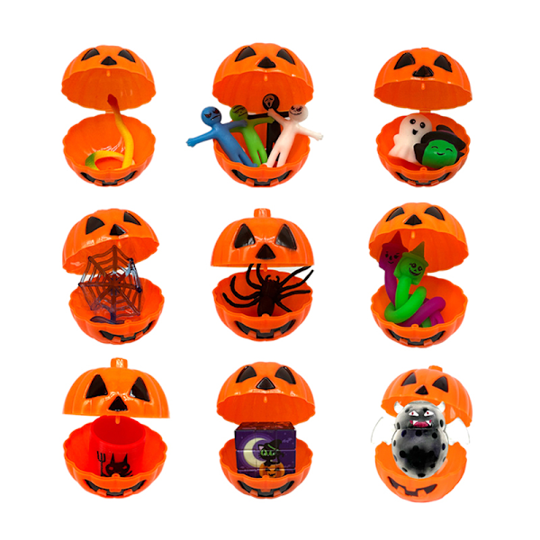 5 Pak Halloween Græskar Slikæsker 5pcs