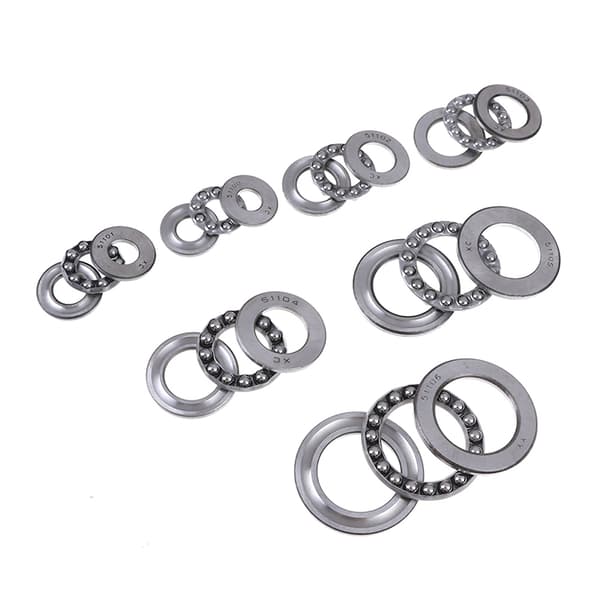 Trykkuglelejer 3-delt 51100 serie 51100 til 51106 Silver 17*30*9mm
