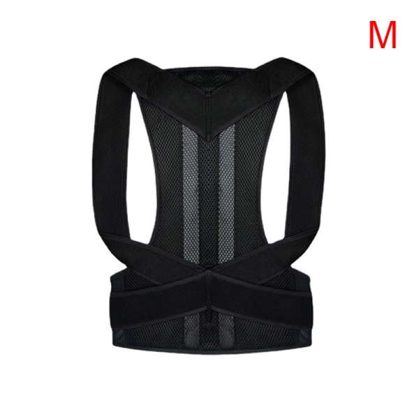 Posture Corrector Ryggstilling Justerbar Back Trainer Unisex C Black M