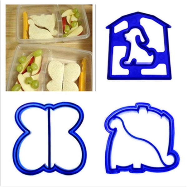 7 stk Sandwich ter Butterfly Hunde Blomst Form Kake Brød Toast M Other Butterfly shape