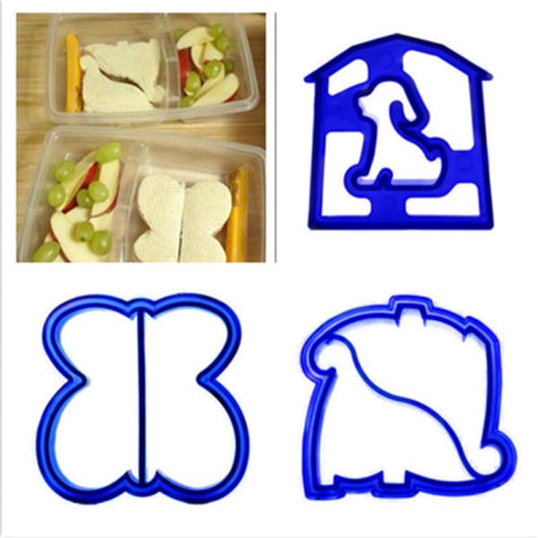 Sandwich ter Butterfly Dog Blomma Form Tårta Bröd Rostat bröd Form M Other Dolphin shape