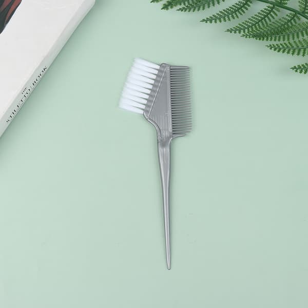 1 stk Hårfarvningsbørster Farvebørste DIY Hårfarvning Kam Hår D Silver one size