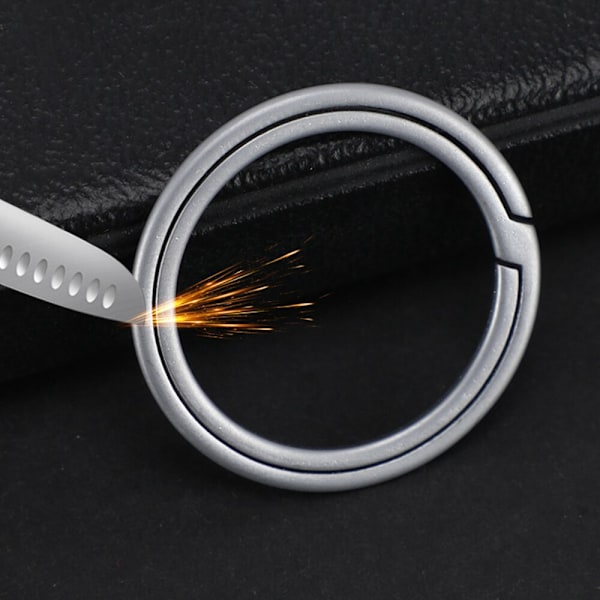 Bärbar Titanium Outdoor EDC Multi-Purpose tandpetare flaska Fr Grey 28mm