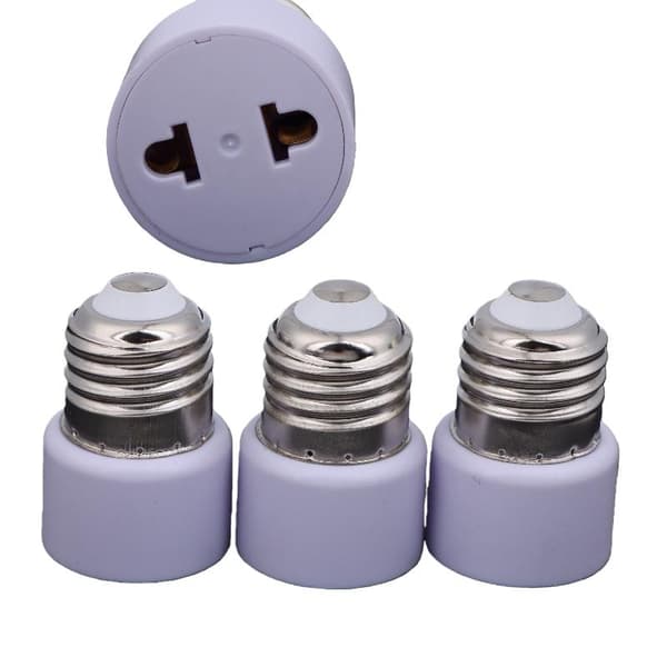 1 stk. E27 stikpæreholder lysarmatur pærefodadapterlampe Onesize