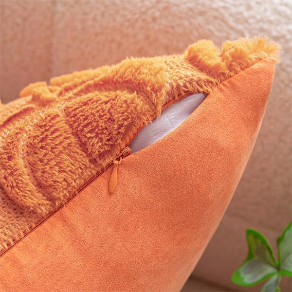 Pumpadynfodral Höst Orange Överkast Kuddfodral Mjuka P Brown