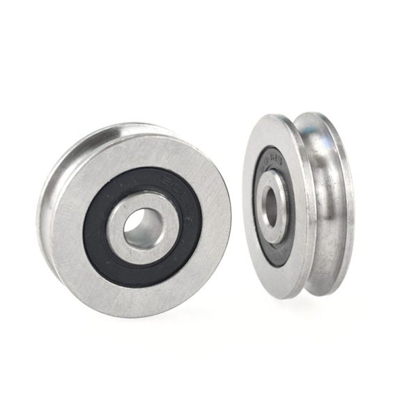 12*50*13mm spårhjul Metall U-spår ståltrådslyftning A2 A2