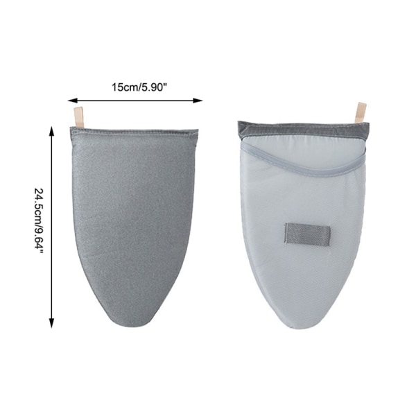 Garment Steamer strykhandske Anti Steam Mitt med Finger Loop White 1PC