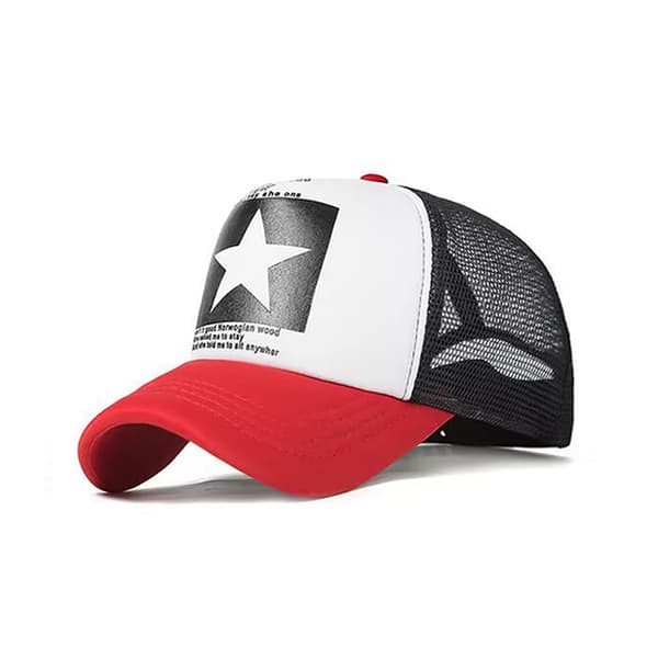 Mode Baseballkeps Snapback Mesh Hattar Män Kvinnor Utomhus Casual C