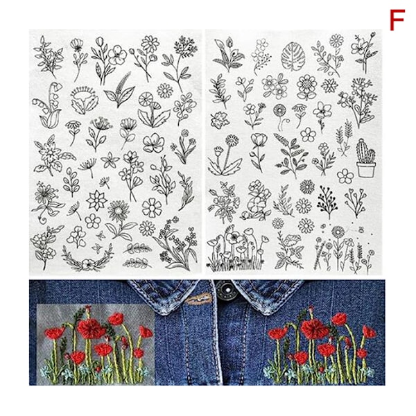 Vattenlöslig Stabilisator för Broderi Stick & Stitch Embroi F