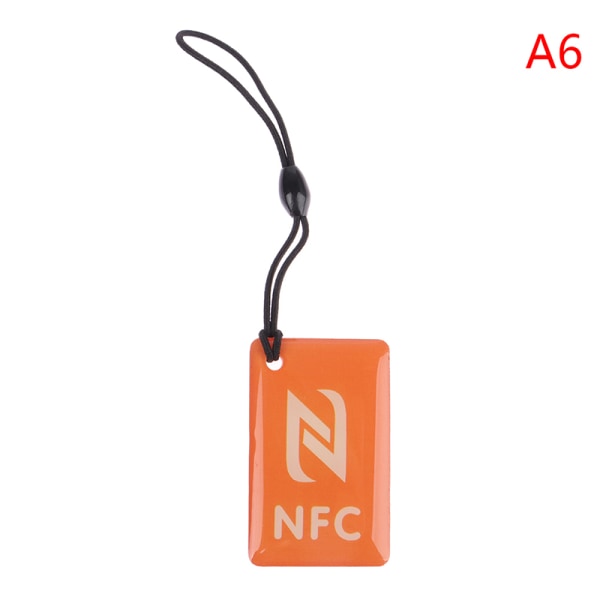 NTAG213 smart visitkort til alle NFC-aktiverede telefoner Black one size