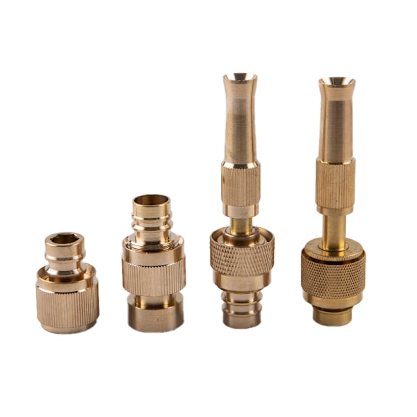 1/2 3/4" mässingsslangmunstycke högtryck för Car Garden Adjusta Bronze 1/2"and3/4"