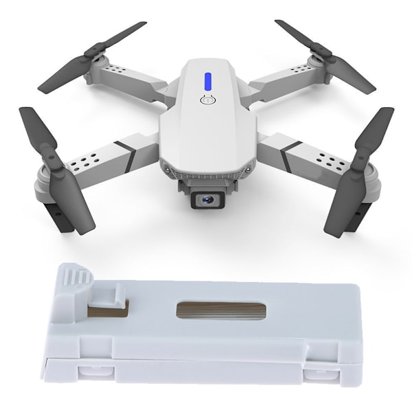 Drone Batteri Tilbehør For E88 E88 PRO Mini Drone Batteri Spar White onesize