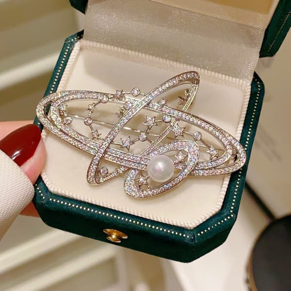 Elegant Perleblomst Broche Nålemærke Til Kvinder Piger Mode C A2