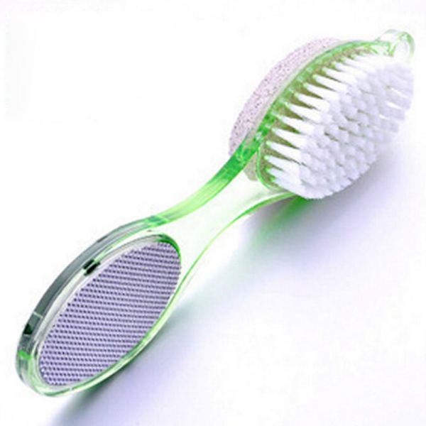 2kpl upouusi 4in1 jalka hohkakiveä Dead Skin Remover Brush P White 2Pcs