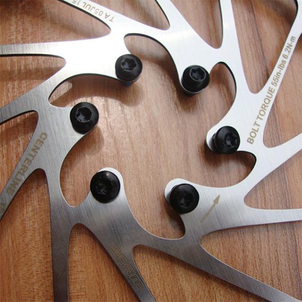 MTB polkupyörän pyörän levyjarrun roottorin keskilinja 160 mm 180 mm 203 mm Silver 160mm