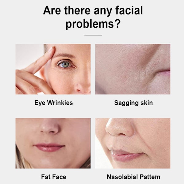 Face V-line slankemaske Beltestropp Dobbel Hakeløftekinn Green onesize