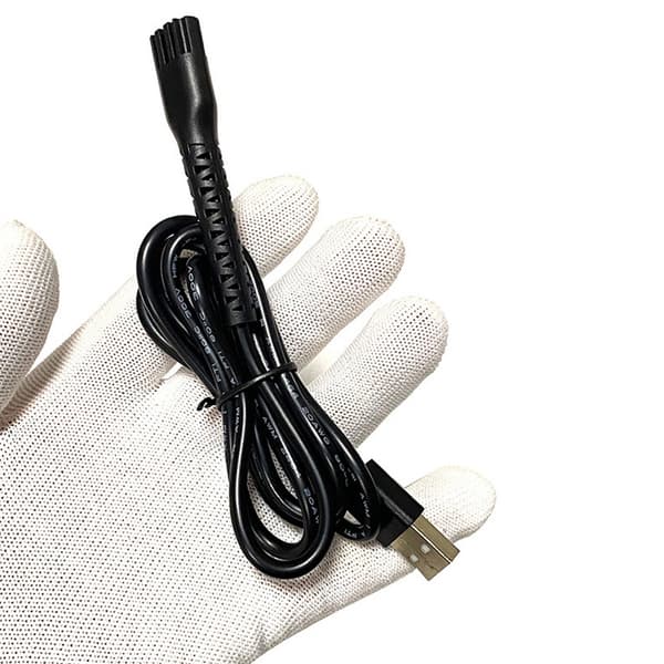 5V USB laddningskabel elektriska hårklippare Power för 8 Black onesize