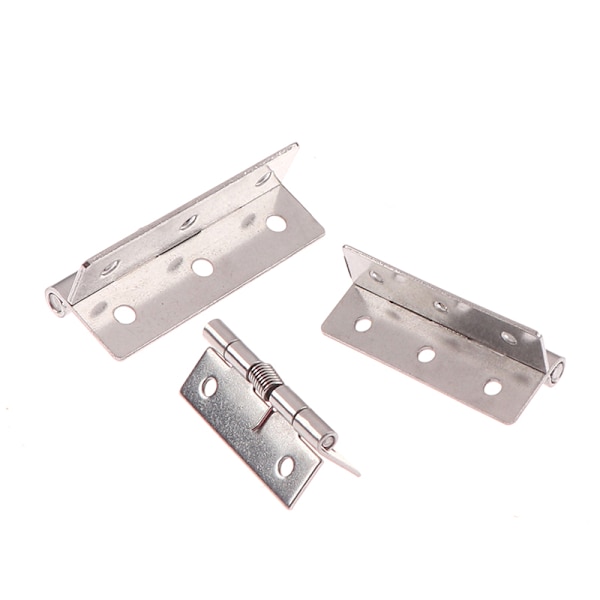 Ruostumattomasta teräksestä itsestään sulkeutuva kulmajousiveto oven sarana 2" 2 Silver 3"