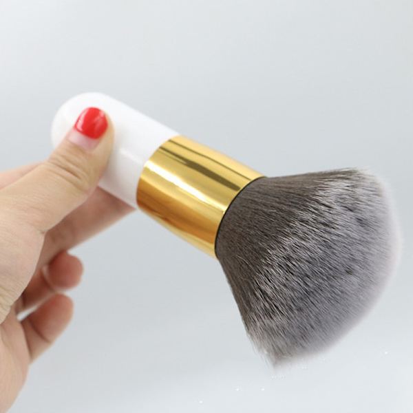 1 stk Big Size Makeup Brushes Foundation Powder Face Blush Brush White one size