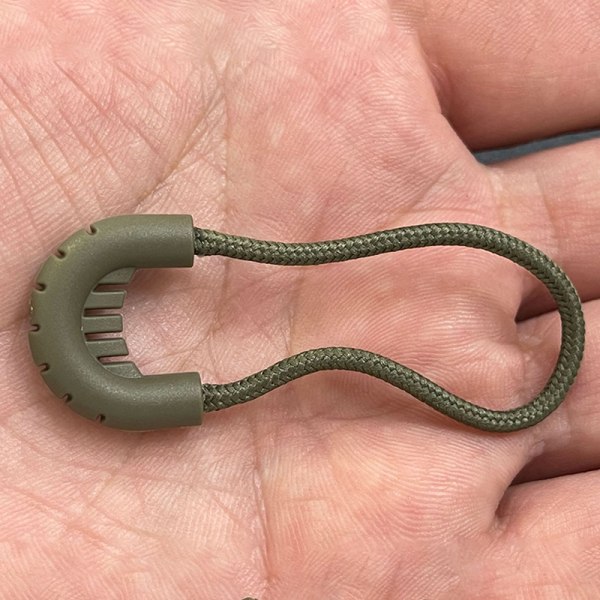 10 st EDC Multi-purpose Zip Zipper Drag sladdrep För Outdoo Army green onesize