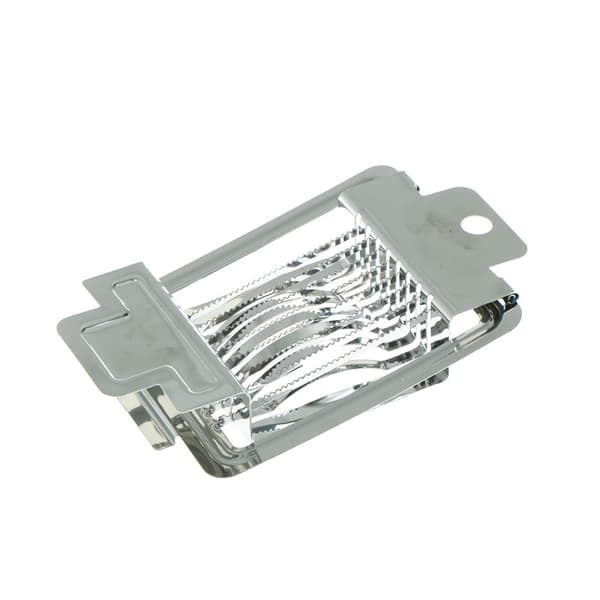 2 stk Egg ter Rustfritt stål Egg Slicer Jordbær Slicer ter T silver 2pcs