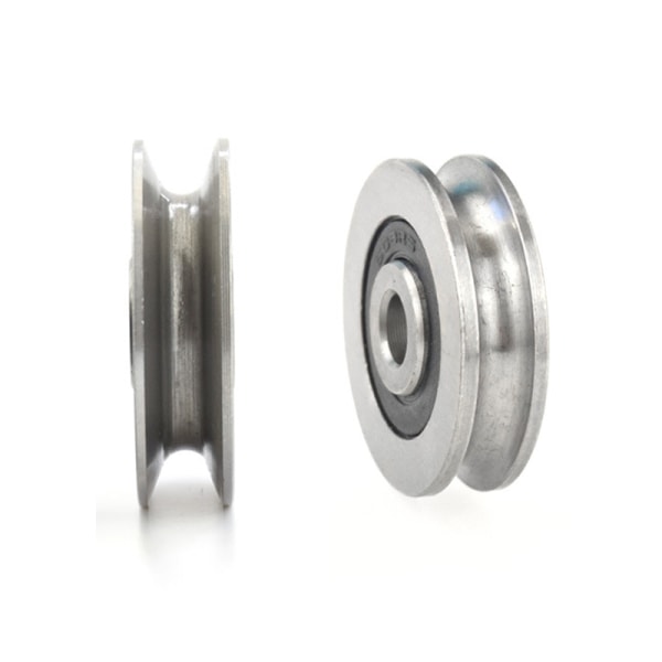 12*50*13mm spårhjul Metall U-spår ståltrådslyftning A1 A1