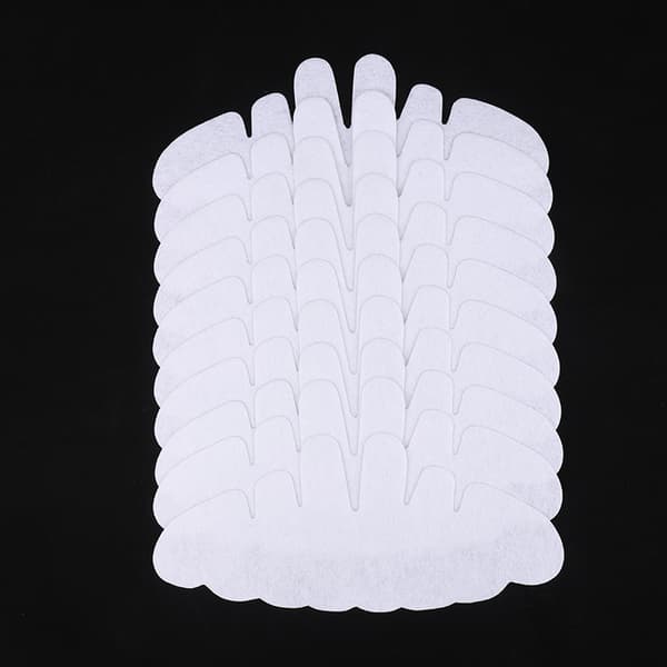 10 st hatt svettfoder sköldar absorberande dyna förhindrar fläckar Pr White