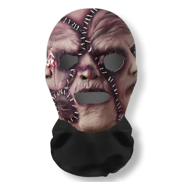 Halloween Ghost Face 3D Maske Balaclava Ansikt Elastisk Mesh Pust A14