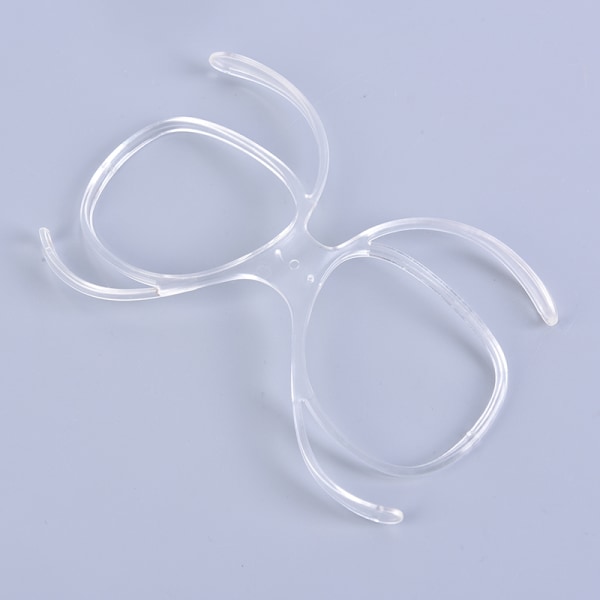 Skidglasögon Myopia Frame Insert Optisk Adapter Flexibel Prescr Transparent onesize