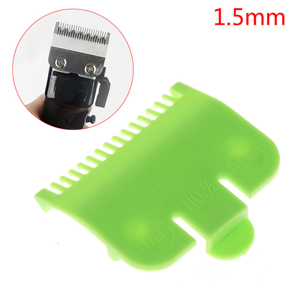 2 Stk 1,5 mm Professionel ting Guide Kam Hårklipper ting Limit Green 2pcs