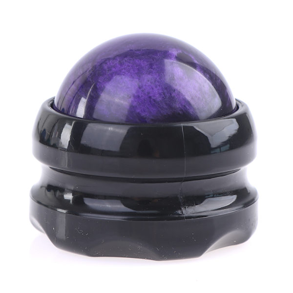 Massasjerulleball Massasjeapparat Kroppsterapi Fot Rygg Midje Hofte M Purple one size